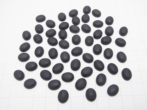 Frost Onyx AAA Oval Cabochon 10x8mm 2pcs