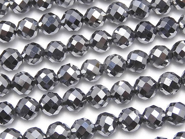 Hochwertig! Terahertz 32 facettierte Runde 5mm 1 Strang Perlen (ca. 15 Zoll/36 cm)