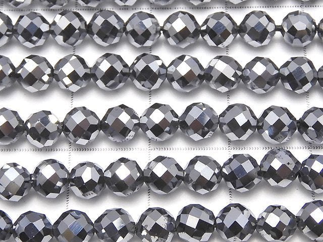Hochwertig! Terahertz 32 facettierte Runde 5mm 1 Strang Perlen (ca. 15 Zoll/36 cm)