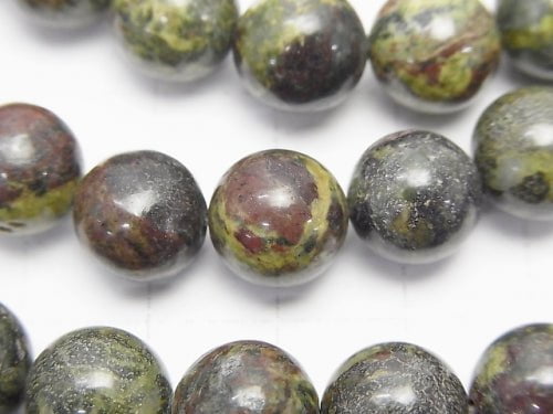Dragon Blood Jasper Round 10mm half or 1strand beads (aprx.15inch/36cm)