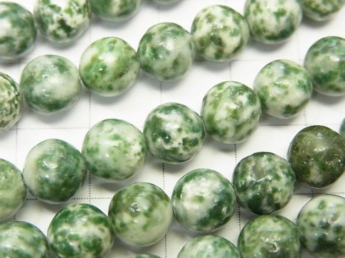 1strand $4.79! Saussurite Round 8mm 1strand beads (aprx.15inch/37cm)