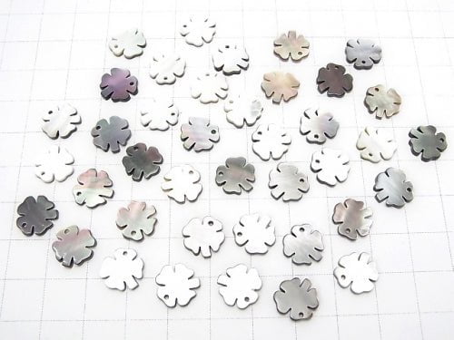 High quality Black Shell (Black-lip Oyster) Clover 10x10x1.5 4pcs $4.79!