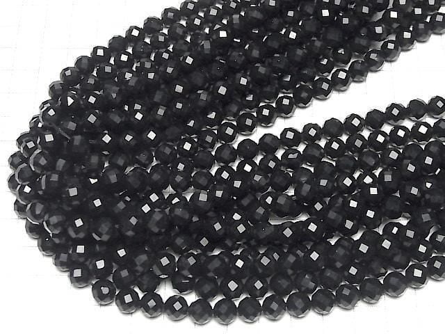 縞瑪瑙 AAA 64刻面圓珠 8mm 1串 (約15英吋/37公分)高品質!