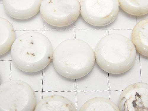 1strand $5.79! Magnesite Coin 12x12x4mm 1strand beads (aprx.15inch/37cm)