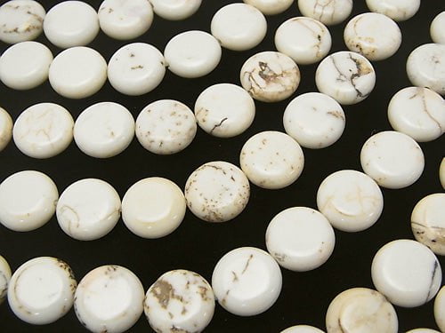 1strand $5.79! Magnesite Coin 12x12x4mm 1strand beads (aprx.15inch/37cm)