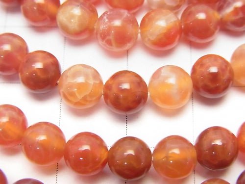 Fire Agate Round 6mm 1strand beads (aprx.15inch/38cm)