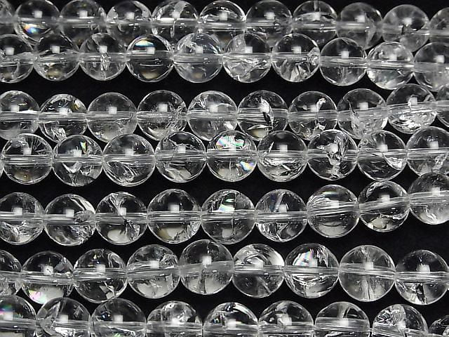 虹彩石英 AAA 圓珠 10mm 半串或一串珠子 (約15英吋/36公分)