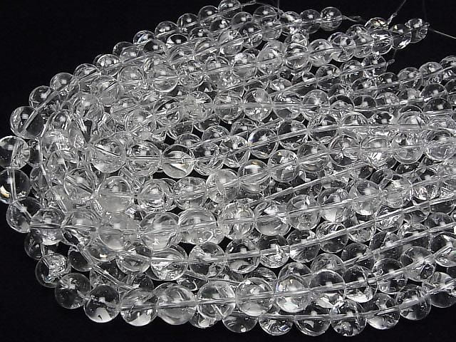 Perles irisées en quartz AAA, rondes de 14 mm, demi-fil ou fil complet (environ 36 cm/15 pouces)