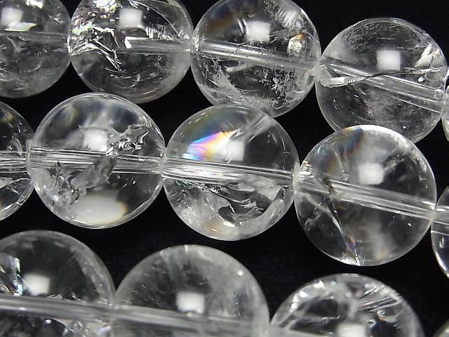 Quartz Iris Rond AAA Perles de 16 mm, demi-fil ou un fil (environ 36 cm/15 pouces)