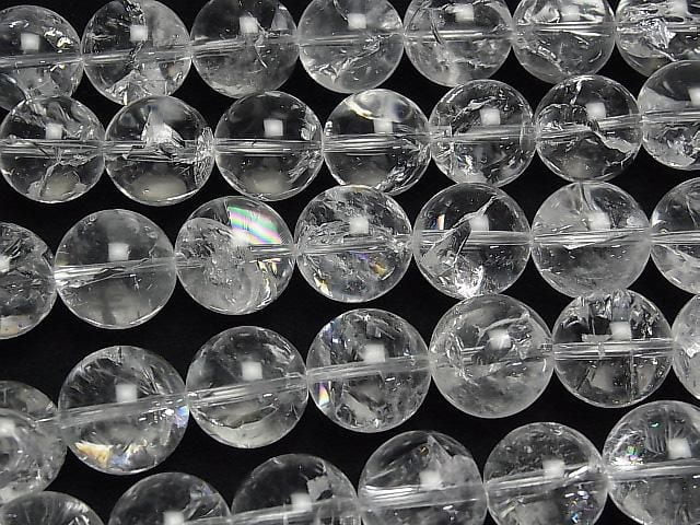 Quartz Iris Rond AAA Perles de 16 mm, demi-fil ou un fil (environ 36 cm/15 pouces)