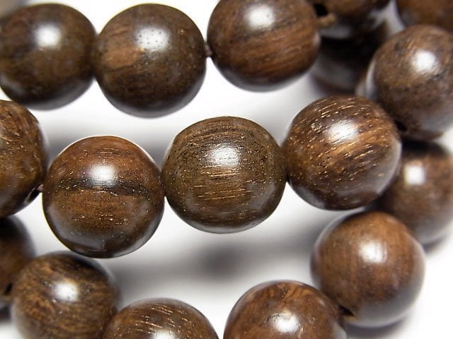 馬來西亞沉香圓珠12mm手串