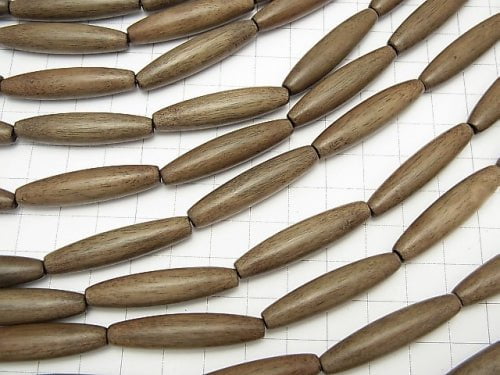 Graywood Rice 35x8x8mm 1strand beads (aprx.15inch / 36cm)