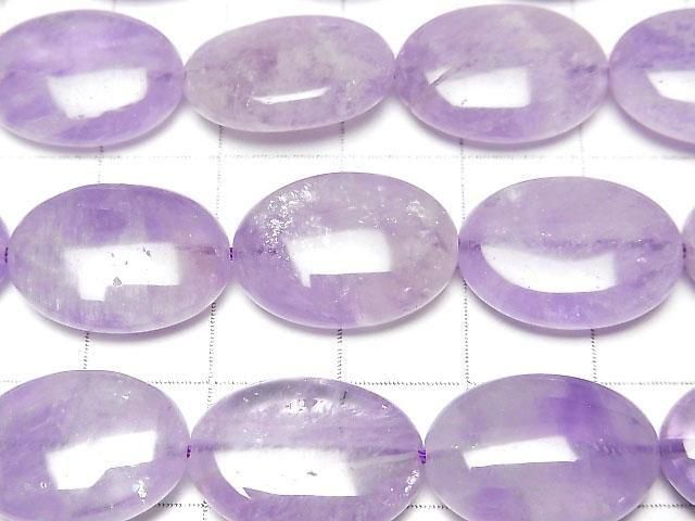 Lavendelamethyst AA++ oval 18x13mm 1/4-1 Strang Perlen (ca. 15 Zoll/36 cm)
