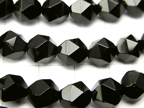 1strand $6.79! Onyx 24Faceted Round 8mm 1strand beads (aprx.15inch/36cm)