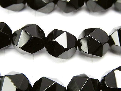 1strand $7.79! Onyx 24Faceted Round 10mm 1strand beads (aprx.15inch/36cm)