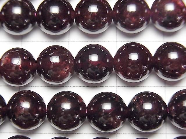 石榴石 AA+ 圓珠 8mm 半串或一串 (約15英吋/36公分)