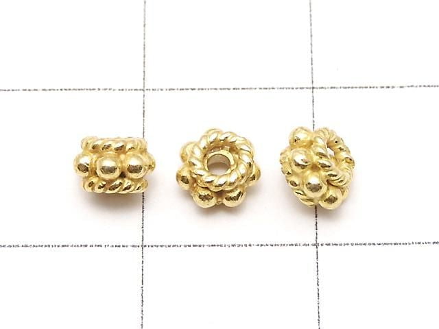 Silver925 Rondelle 5x5x3mm 18KGP 4pcs