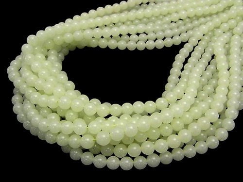 Luminous Glow Stone Round 6mm half or 1strand beads (aprx.15inch/38cm)