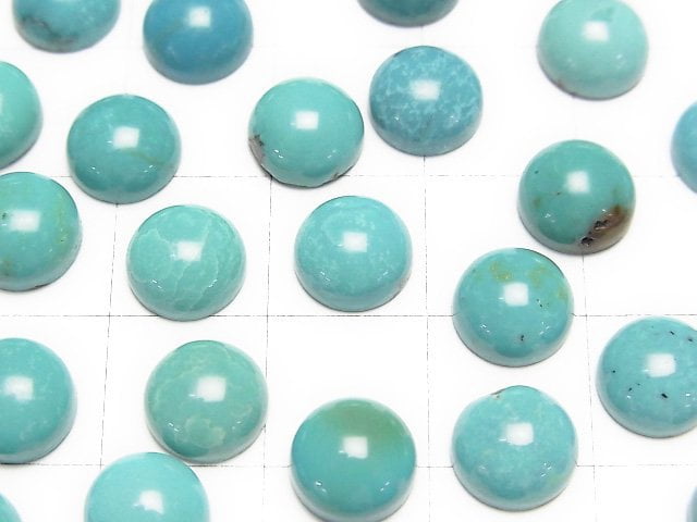 Türkis AAA-Runde Cabochon 8x8mm 2 Stück