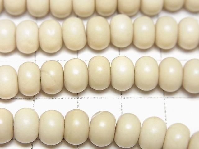 Riverstone Rondelle 8x8x5mm 1strand beads (aprx.15inch/36cm)