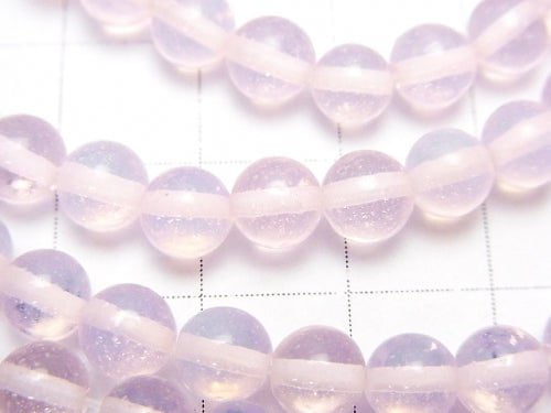 Opalite Round 6mm Pink 1strand beads (aprx.15inch / 36cm)