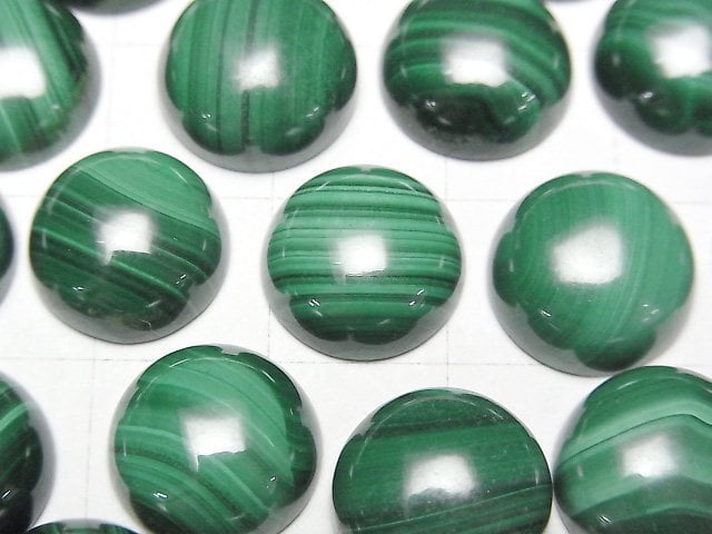 Malachit AAA Runde Cabochon 12x12mm 3 Stück