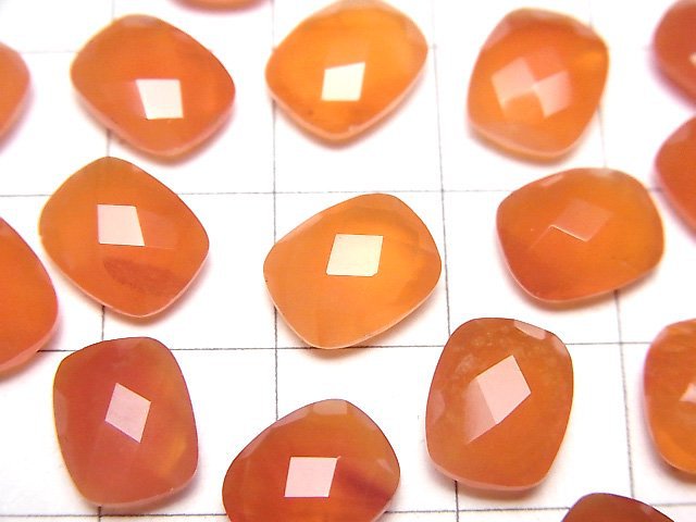 High Quality Carnelian AAA Undrilled Faceted Rectangle 10x8x4mm 5pcs $11.79!