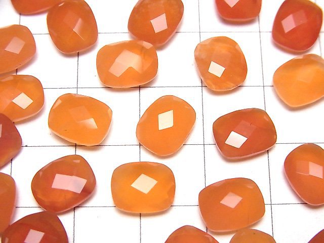 High Quality Carnelian AAA Undrilled Faceted Rectangle 10x8x4mm 5pcs $11.79!