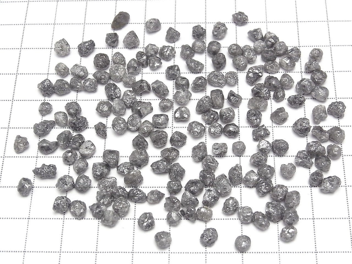 Grey Diamond Loose stone Rough Nugget 5pcs