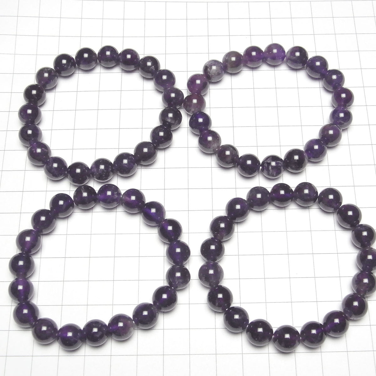Amethyst AA Round 10mm Bracelet