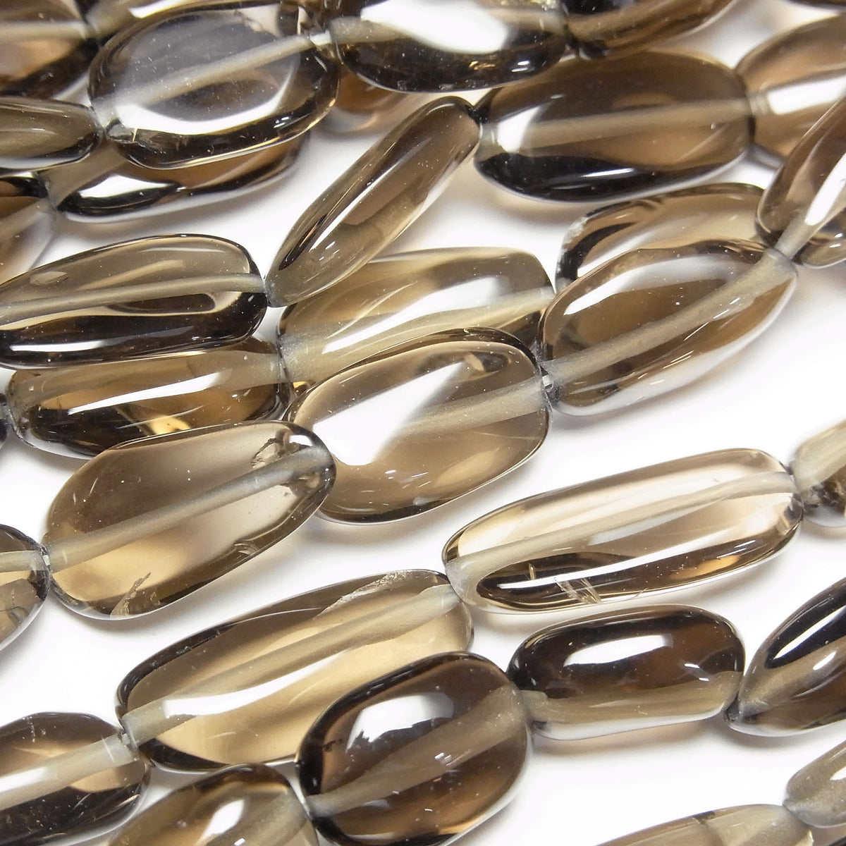 Smoky Quartz AAA Nugget 1strand beads (aprx.15inch/38cm)