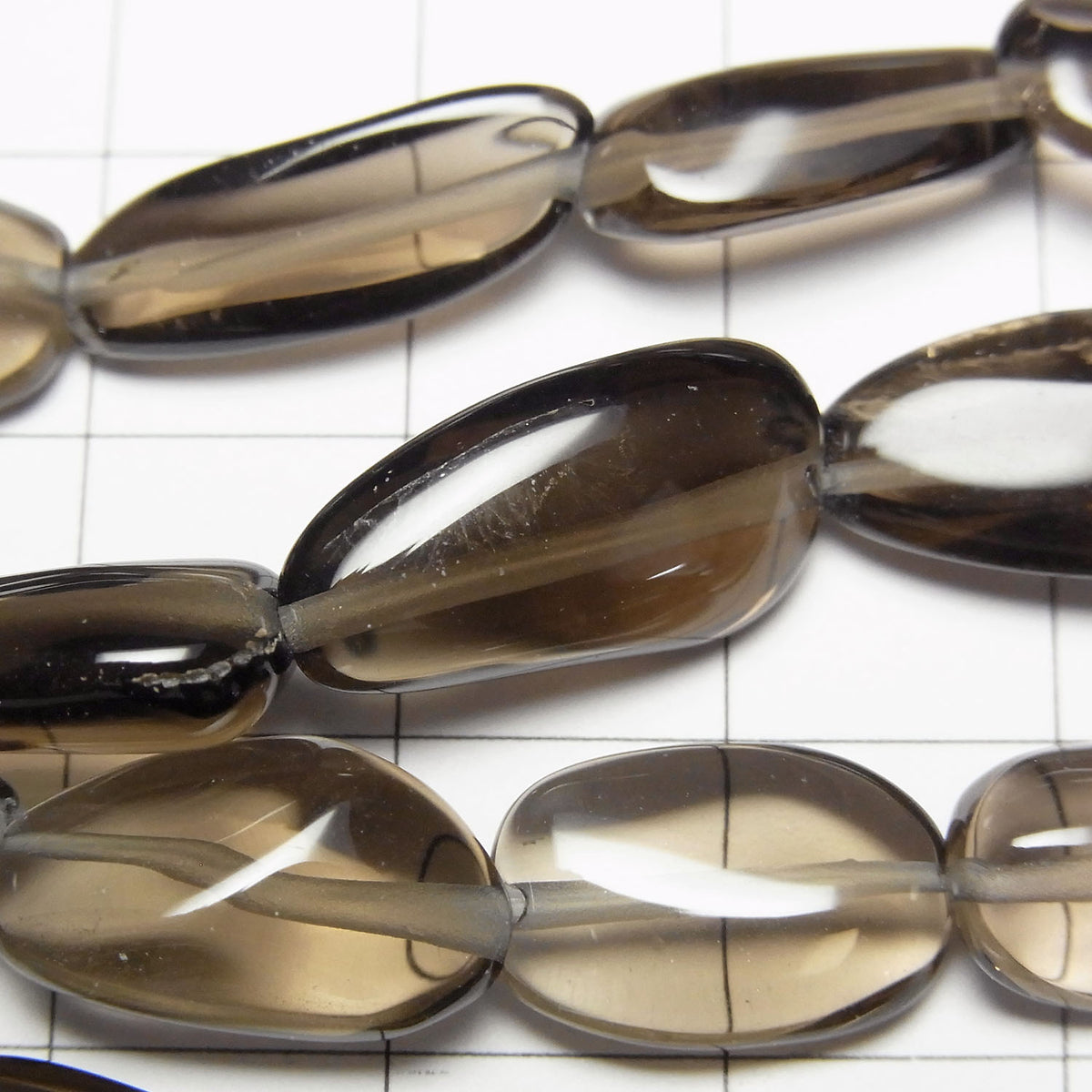Smoky Quartz AAA Nugget 1strand beads (aprx.15inch/38cm)