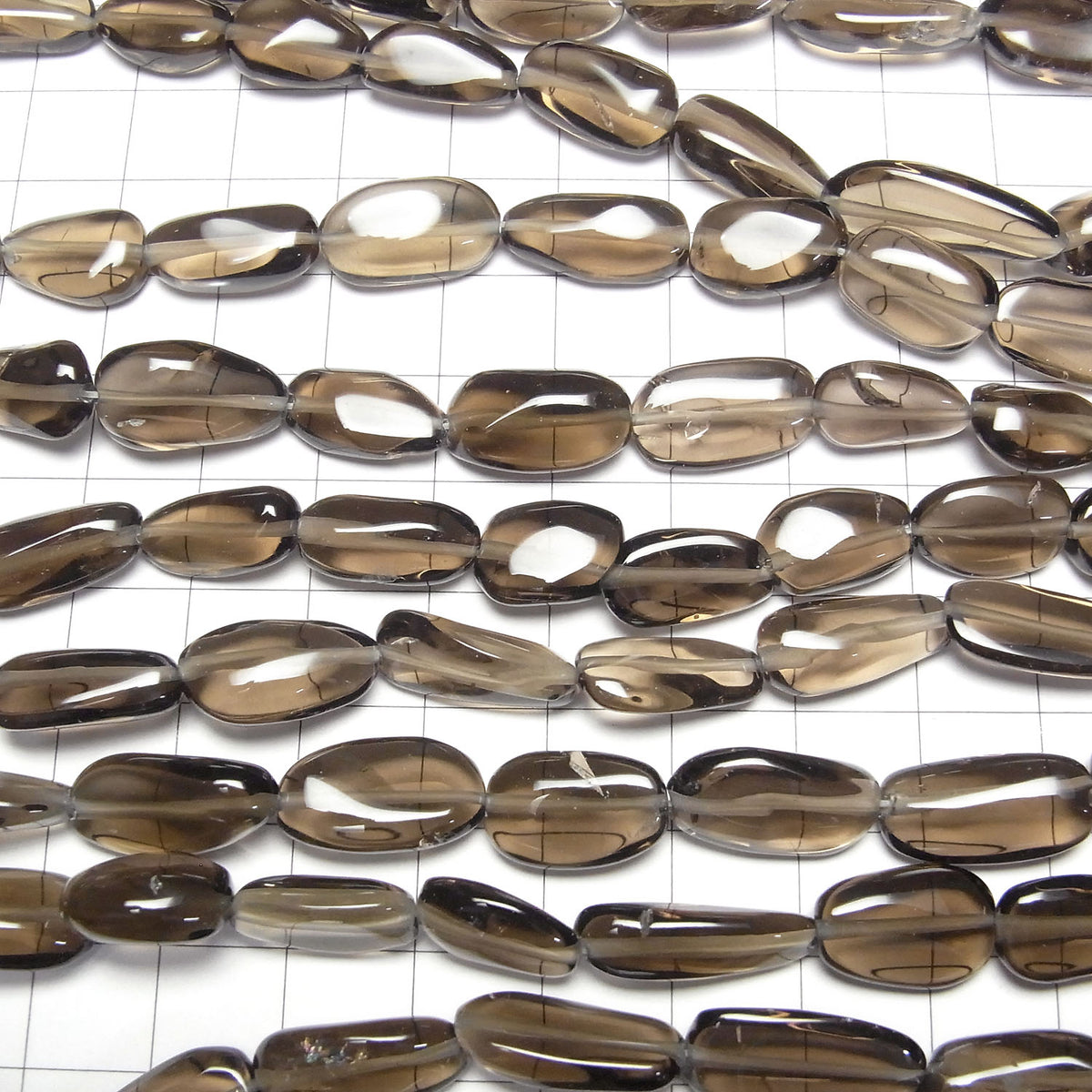 Smoky Quartz AAA Nugget 1strand beads (aprx.15inch/38cm)