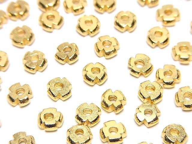 Karen Silver Rondelle 6x6x2mm 18KGP 3pcs