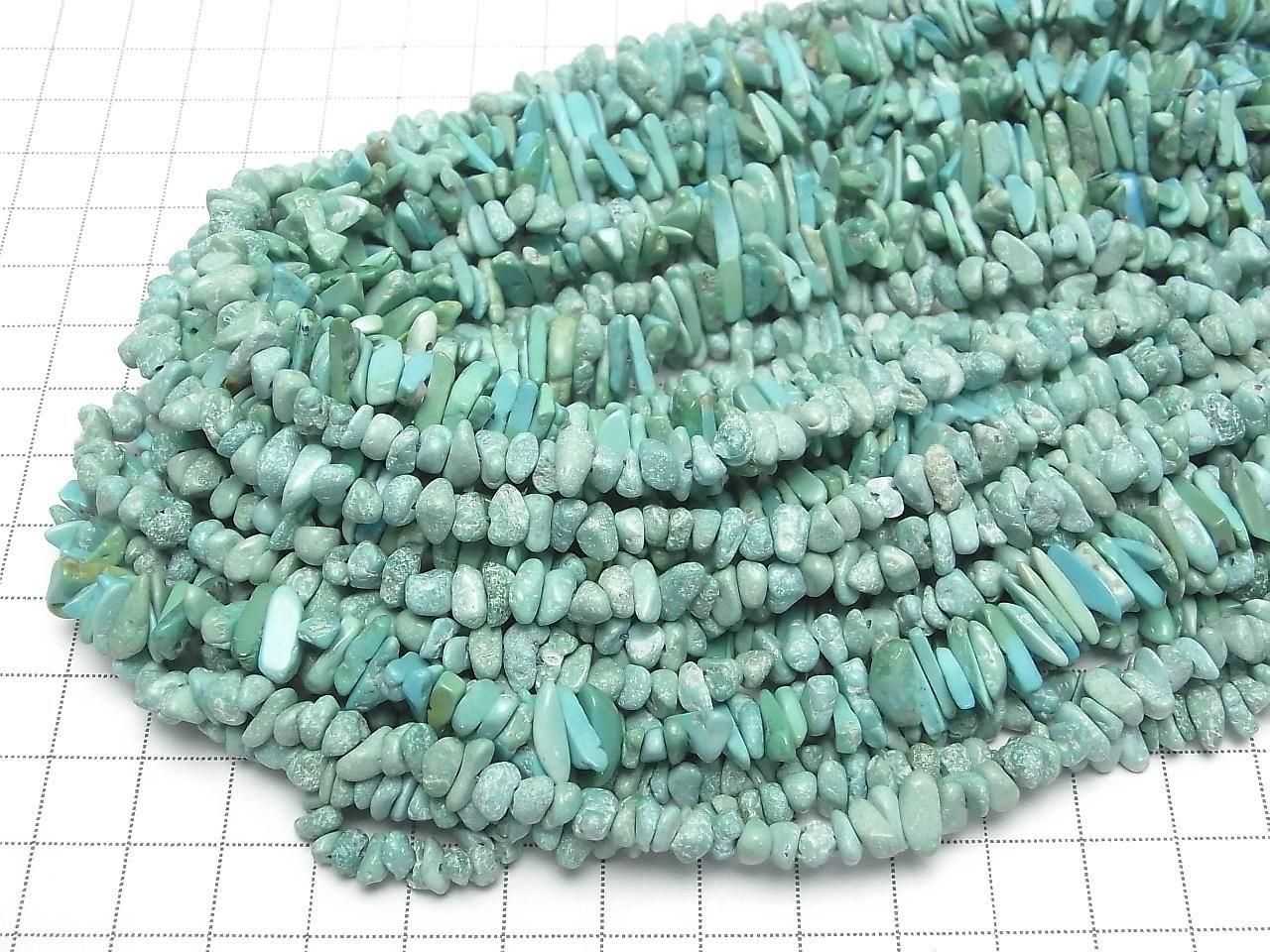 1 fil 12,99 $ ! Perles de turquoise AA++ (petites pépites) 1 fil (environ 38 cm)