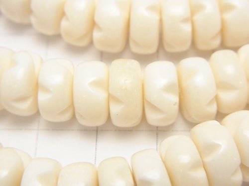 Buffalo Born Rondelle 10x10x5mm Faceted half or 1strand beads (aprx.15inch/38cm)