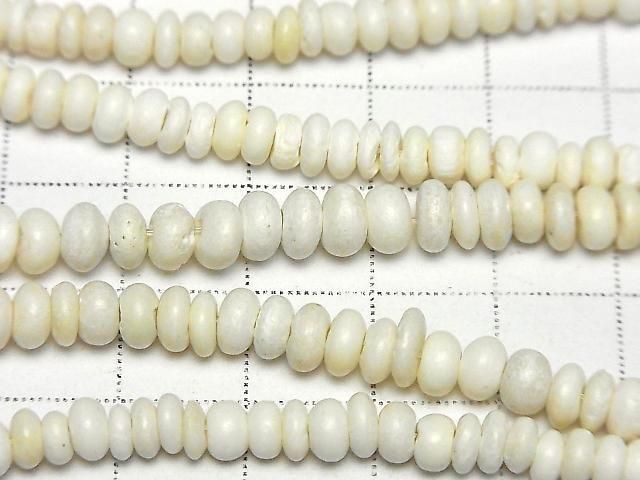 Buffalo Born Rondelle 5x5x3mm half or 1strand beads (aprx.15inch/36cm)