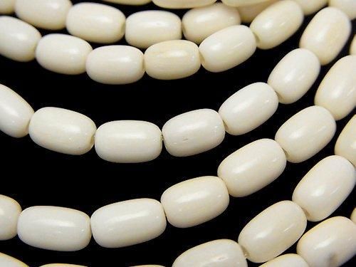 Buffalo Born Rice 8x4x4mm halbe oder 1Strang Perlen (ca. 15 Zoll / 38 cm)