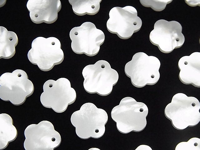 Flower, Mother of Pearl (Shell Beads) Pearl & Shell Beads