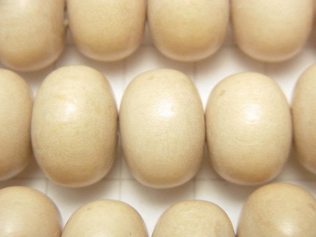 White Wood Rondelle 15x15mm 1strand beads (aprx.15inch/37cm)