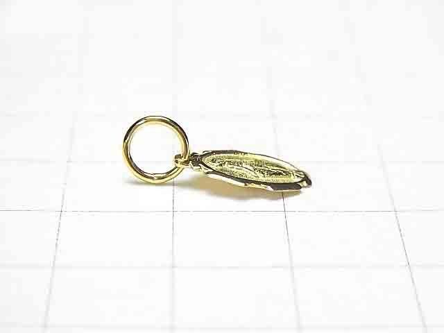 Breloque en argent 925 à motif médaille miraculeuse 13x8mm 1 pièce