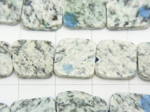 Himalaya K2 Azurite's Slice Nugget half or 1strand beads (aprx.7inch / 18 cm)