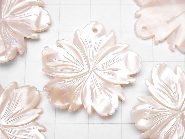 High Quality Pink Shell AAA Flower 30mm 1pc $5.79