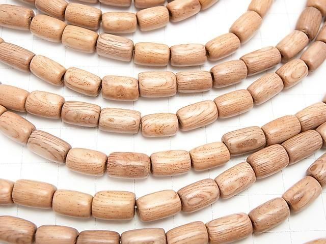 Rosewood Tube 10x6x6mm 1strand beads (approx. 15 inches/38 cm)
