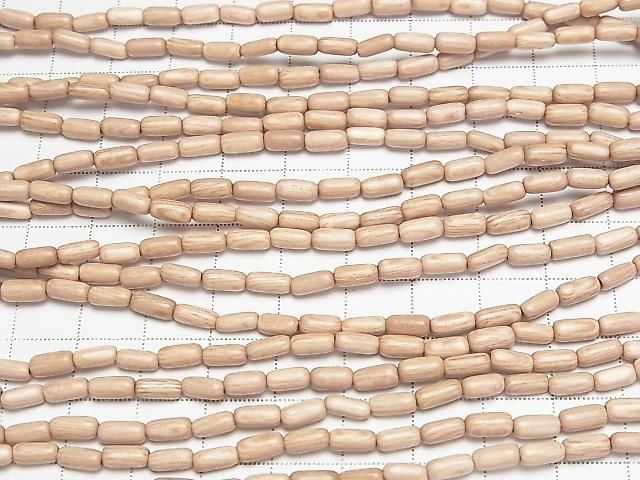 Rosewood Rice beads, 7x3x3mm, 1 strand (approx. 15 inches/38 cm)