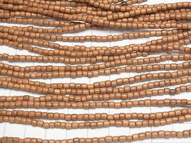 Bayon Wood Beads Rondelle (Heishi)3x3x3mm 1strand beads (aprx.15inch/38cm)