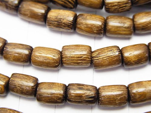 1strand $2.79! Wood Beads Tube 7x6x6mm 1strand beads (aprx.15inch/36cm)