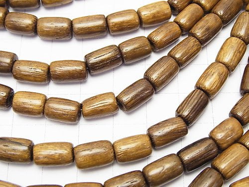 1strand $2.79! Wood Beads Tube 10x7x7mm 1strand beads (aprx.15inch/38cm)