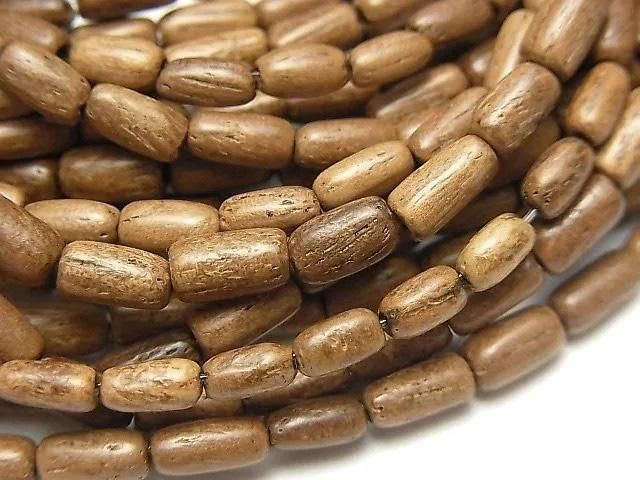 Wood Beads Rice 6x3x3mm 1strand beads (aprx.15inch/38cm)