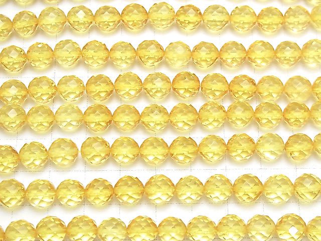 Baltisches Bernstein Facettierte Rund 8 mm Gelbe Farbe 1/4 oder 1Strang Perlen (ca. 15 Zoll / 38 cm)
